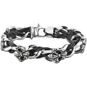 Police S14agw02b Bracelet Argenté Homme