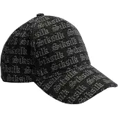 SikSilk Jacquard Denim Trucker Cap Noir