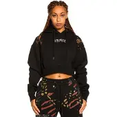 Grimey Jazz Thing Lace Sweatshirt Noir L Femme