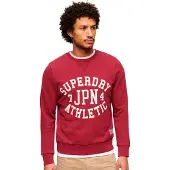 Superdry Sweat-shirt écru / rouge sang