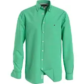 Tommy Hilfiger 1985 Flex Oxford Rf Long Sleeve Shirt Vert S Homme