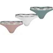 Calvin Klein Jeans Strings THONG X3 femmes - Multicolore - EU M