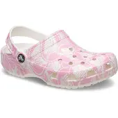 Crocs Classic Duke Print Clogs Rose EU 19-20 Fille