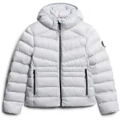 Superdry Fuji Quilt Padded Jacket Blanc 2XS Femme