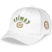 Grimey The Lower Depths Tochka Curved Snapback Cap Blanc