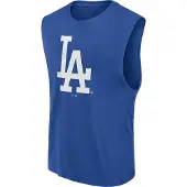 Fanatics Primary Logo Graphic Sleeveless T-shirt Bleu S Homme