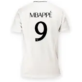 Real Madrid 24/25 Mbappe domicile T-shirt manches courtes Blanc XL Hommes,Femmes Blanc XL