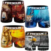 Freegun Pk6397 Boxers 4 Units Multicolore S Homme