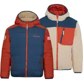 TROLLKIDS Sandvika Turnover Jacket Beige,Bleu 98 cm Enfants