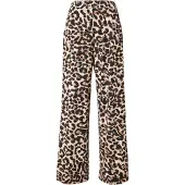 Vila Pantalon 'LEOA' marron / cappuccino / noir
