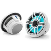 JL Audio M6-770x-s-gwgw-i M6 Marine Coaxial Rgb Led Speaker Blanc