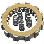 Polini Derbi Senda Clutch Friction Plates Argenté