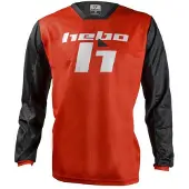 Hebo Scratch Ii Long Sleeve Jersey Rouge XS Homme