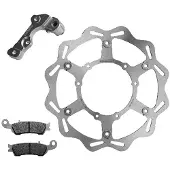 Braking Oversize Kit Yamaha Yz Brake Disc Argenté
