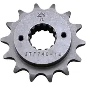 Jt 525 Jtf740.14 Steel Front Sprocket Argenté 14t