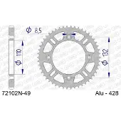 Afam 72102n Rear Sprocket Argenté 49t