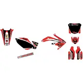 Why Stickers Honda Crf250r 2004-2009 Replica Wyss Graphics Kit Rouge