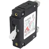 Blue Sea Systems C-series Single Pole Circuit Breaker Switch Noir 5 A