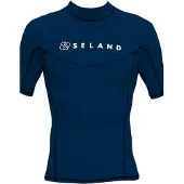 Seland Elastan Short Sleeve Rash Guard Bleu XS Homme
