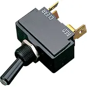 Sea-dog Line Dpdt On/off/on Toggle Switch Noir