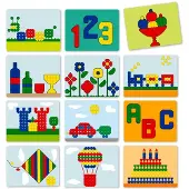 Miniland Superpegs 12 Giant Models Multicolore Enfants