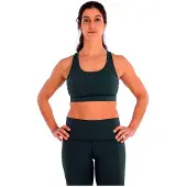 ROX Silky Mesh Medium Support Sports Top Noir S Femme