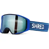 Shred Simplify+ Ski Goggles Bleu CBL 2.0 Deep Blue Mirror/CAT2+CBL Sky Mirror/CAT1