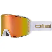 Cebe Slider Ski Goggles Blanc PC Vario Perfo Amber Flash Red/CAT1-3