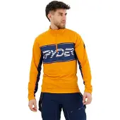 Spyder Paramount Half Zip Sweatshirt Orange M Homme