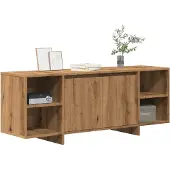 vidaXL Armoire TV Artisan-Chêne 130x35x50 cm Bois composite