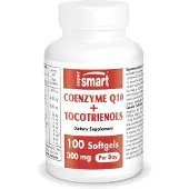 SuperSmart Coenzyme Q10 + Tocotrienols Dietary Supplement - 100 softgels