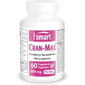 SuperSmart Cran-Max Dietary Supplement - 60 Gél. Vég.