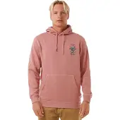 Rip Curl Search Icon Hoodie Rose S Homme