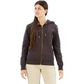 Superdry Tattoo Rhinestone Full Zip Sweatshirt Marron XS Femme