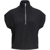 Jack & Jones Florence Twist Jjxx Half Zip Sweater Noir XS Femme