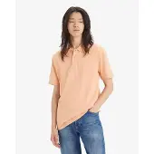 Levi's Slim Housemark Short Sleeve Polo Orange M Homme