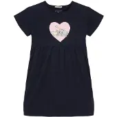 Tom Tailor Striped Jersey Short Sleeve Dress Bleu 92-98 cm Fille