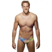 Turbo Circle Swimming Brief Multicolore 4XL Homme