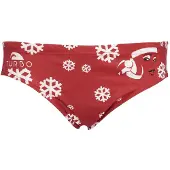 Turbo Mama Noel Swimming Brief Rouge 4XL Homme