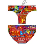Turbo Barcelona Lights Swimming Brief Rouge 4XL Homme