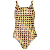 Turbo Flower 70 Swimsuit Jaune 4XL Femme