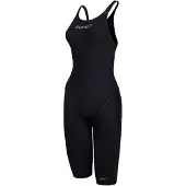 Zone3 Performance Gold Open Back Competition Swimsuit Noir UK 36 Femme