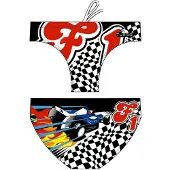 Turbo Formula 1 Swimming Brief Multicolore XL Homme