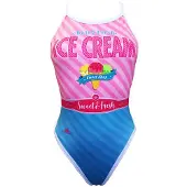 Turbo Revolution Sweet&fresh Swimsuit Bleu,Rose 5-6 Years Fille