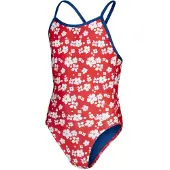 Speedo Allover V-back Swimsuit Rouge 13-14 Years Fille