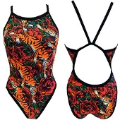 Turbo Tiger Roses Revolution Swimsuit Multicolore 5XL Femme