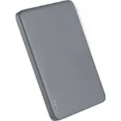 Valenta Powerbank MagSafe Ultra Slim, Grau 5000 mAh (5000 mAh, 15 W, 19.35 Wh), Chargeur de secours, Gris