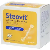 Steovit Calcium - Vitamine D3 - Vitamine K2 84 x 2 comprimés 84x2 pc(s) Comprimé(S)