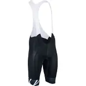 Silvini Short Gavia MP1605 pour homme, élastique, avec protège-entrejambe, noir et blanc, taille L 3120-MP1605-08014