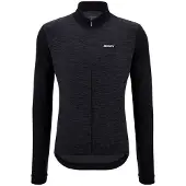 Santini Pure Long Sleeve Jersey Noir XS Homme